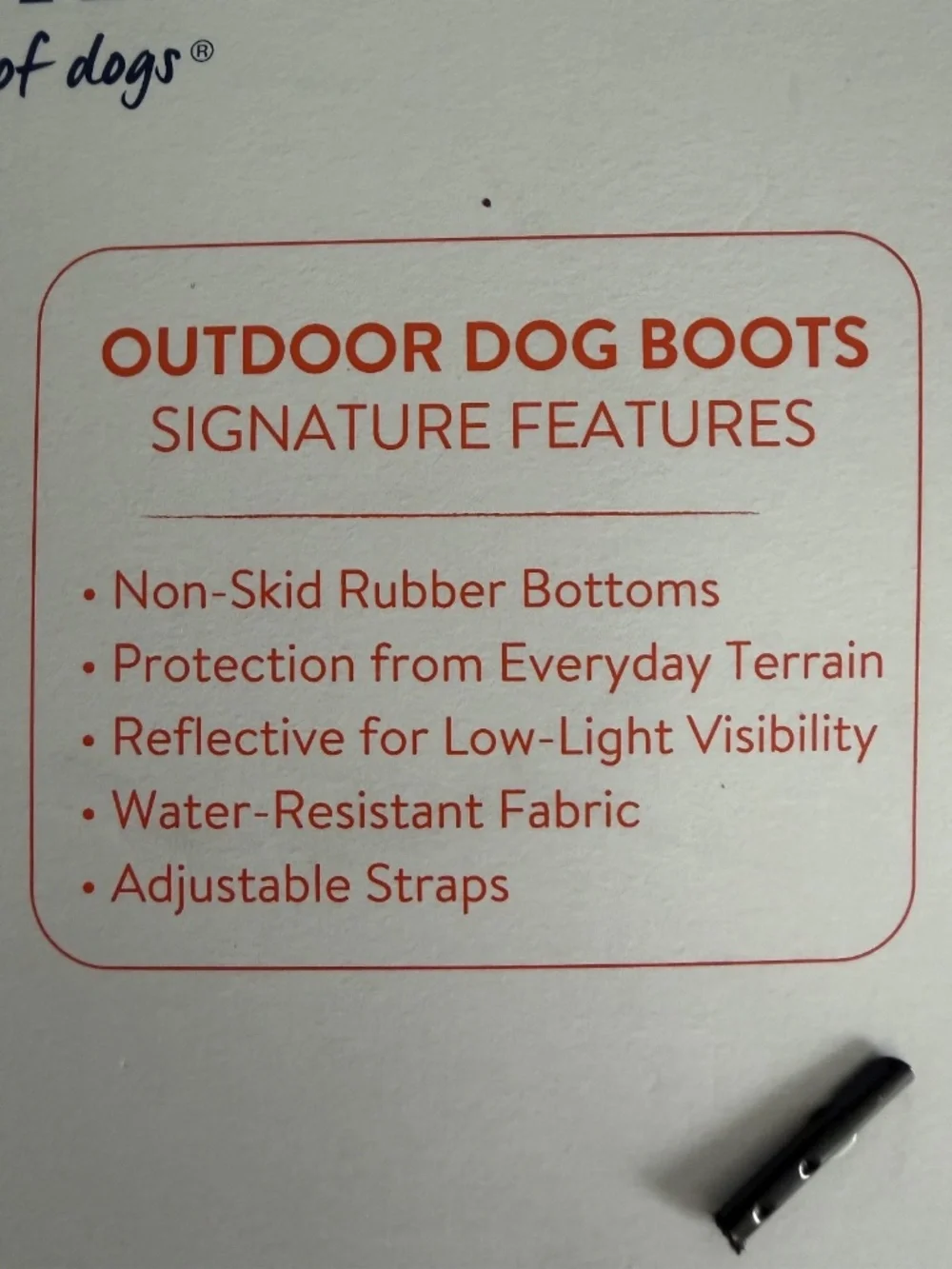 NWT Top Paw Dog Boots Large Black Reflective Water Resistant Outdoor Paw Protect